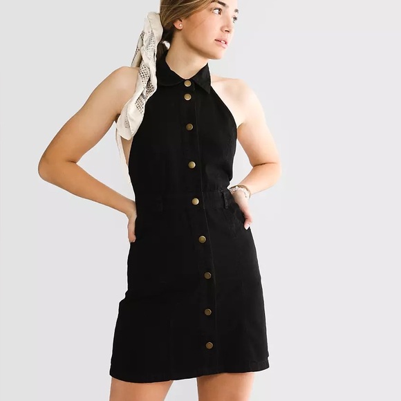 Free People Sami Denim Mini Dress - Picture 6 of 7